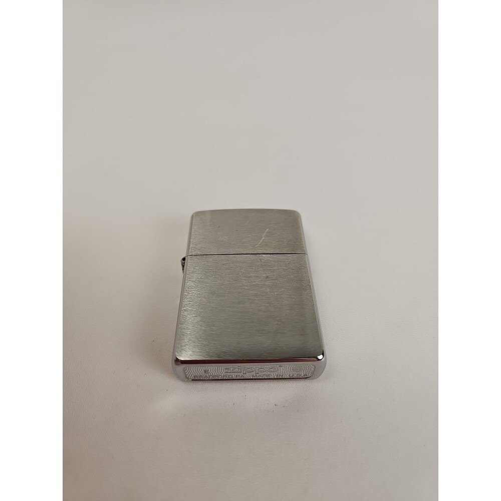 Classic Zippo Brushed Chrome Windproof Lighter USA May 2010
